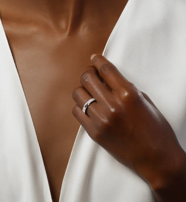 Regalia jewelryALLIANCE LIENS VIDENCE PAVED DIAMOND 4MM RING