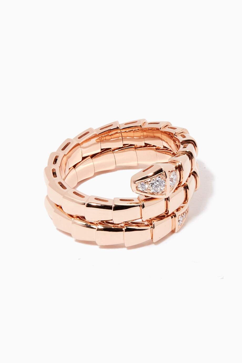 Regalia jewelrySERPENTS DOUBLE ROW DIAMOND RING