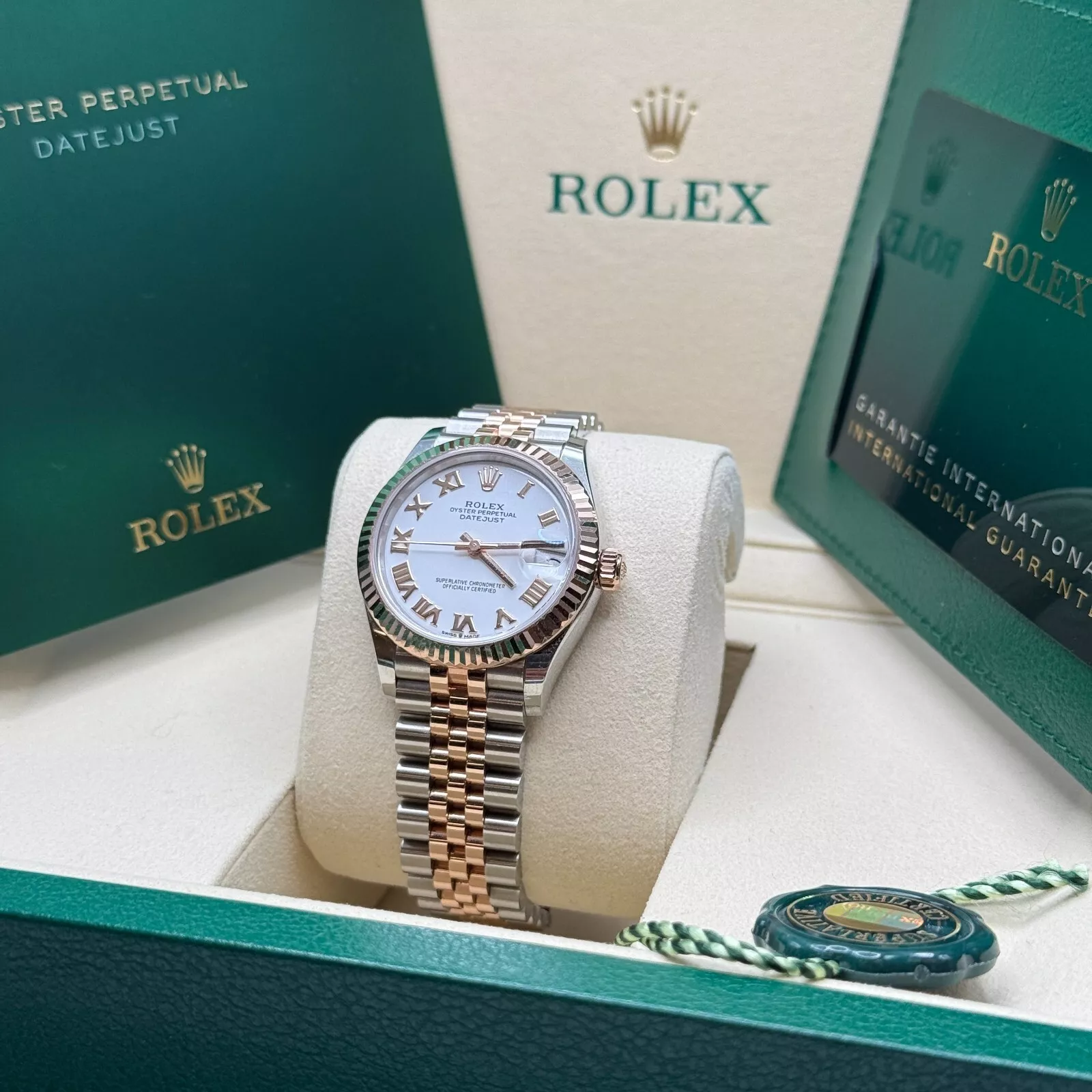 【Super Clone】ROLEX Datejust m278271-0001/0002 White 31mm Dial Oyster Bracelet Watch
