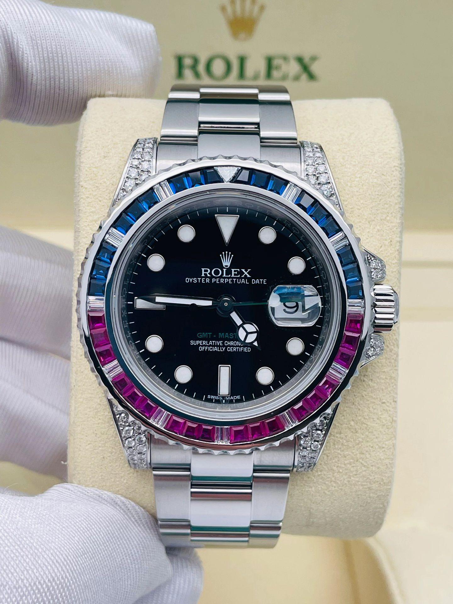 【Super Clone】Rolex GMT Master II 40mm 116759SANR/SARU