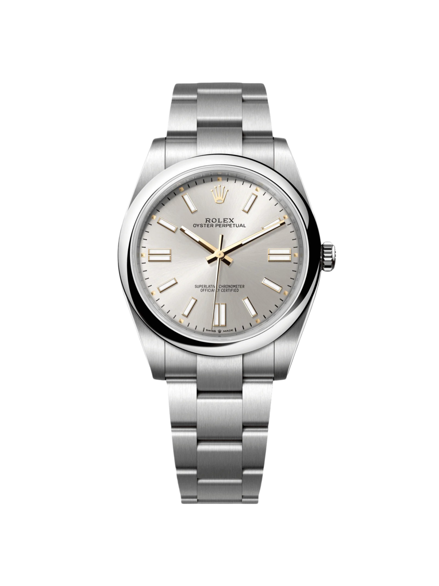 【Super Clone】ROLEX Oyster Perpetual 41mm 124300-0001 Stainless Steel Silver Index Dial Watch