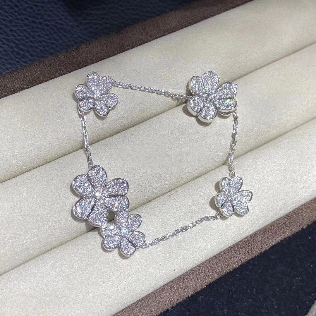 Regalia jewelryFRIVOLE SILVER 5 FLOWERS BRACELET
