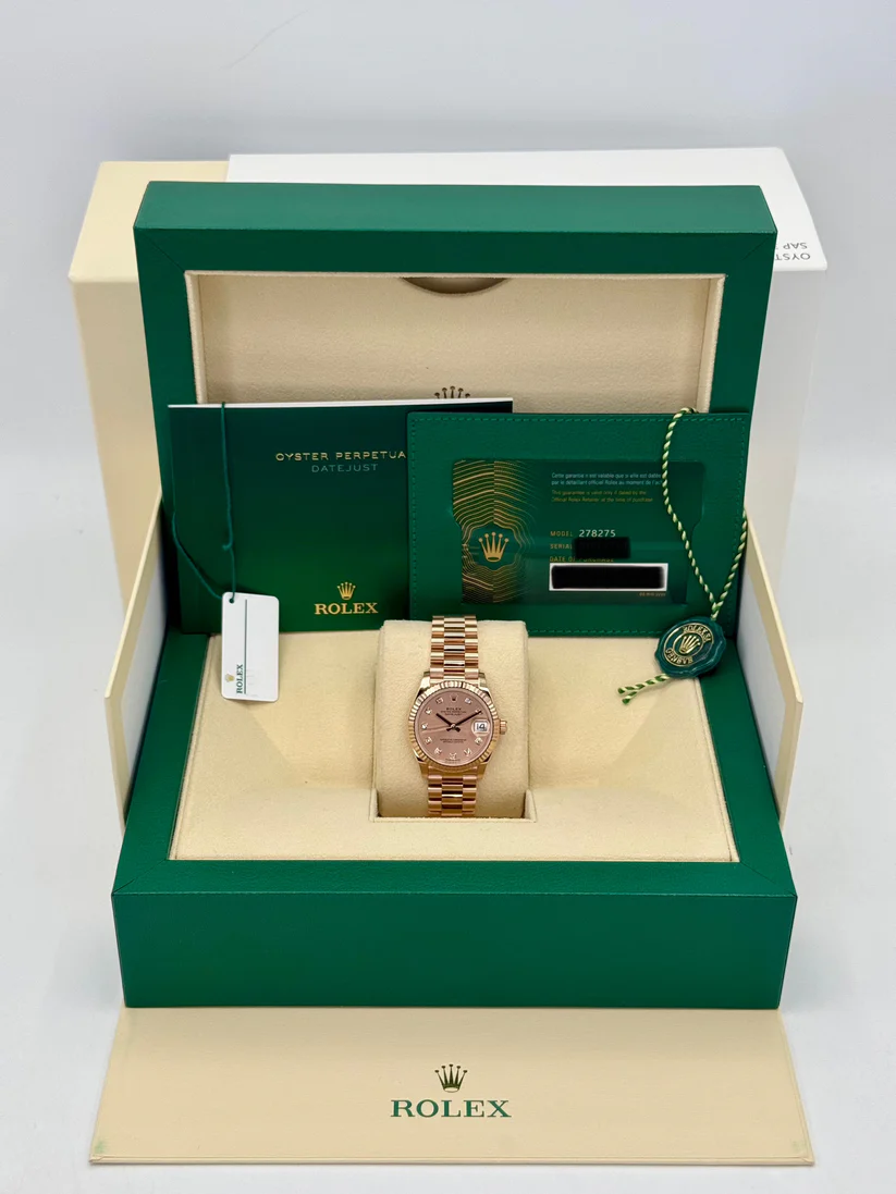 【Super Clone】ROLEX Datejust m278275-0031 Rosé Dial 31mm
