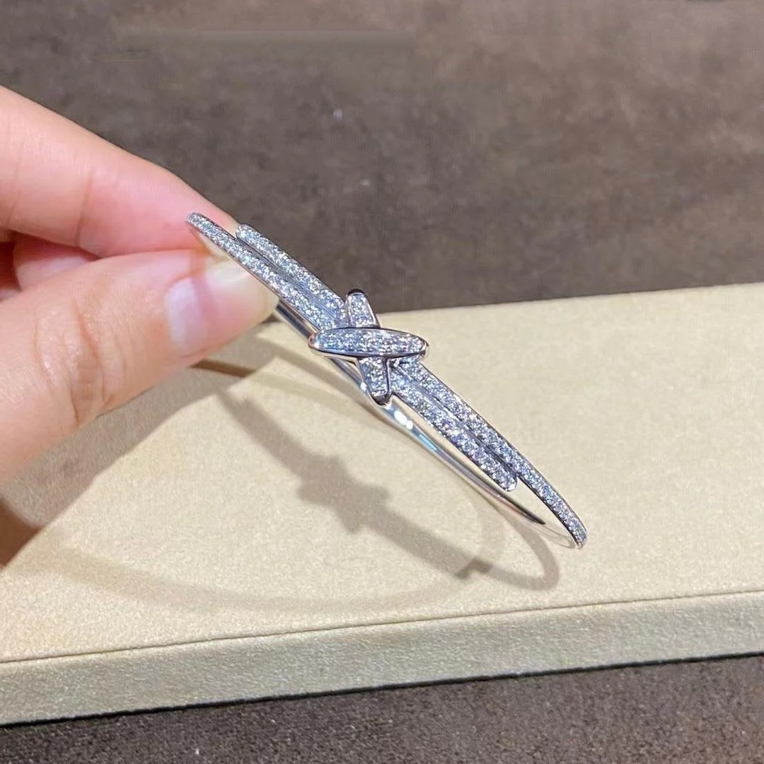 Regalia jewelryJEUX DE BRACELET DIAMONDS SILVER