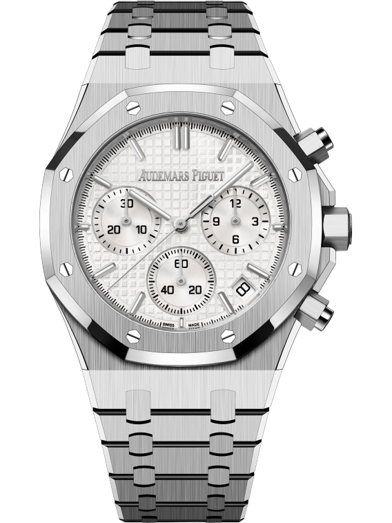 ROYAL OAK Silver-Toned Dial CHRONOGRAPH 41mm