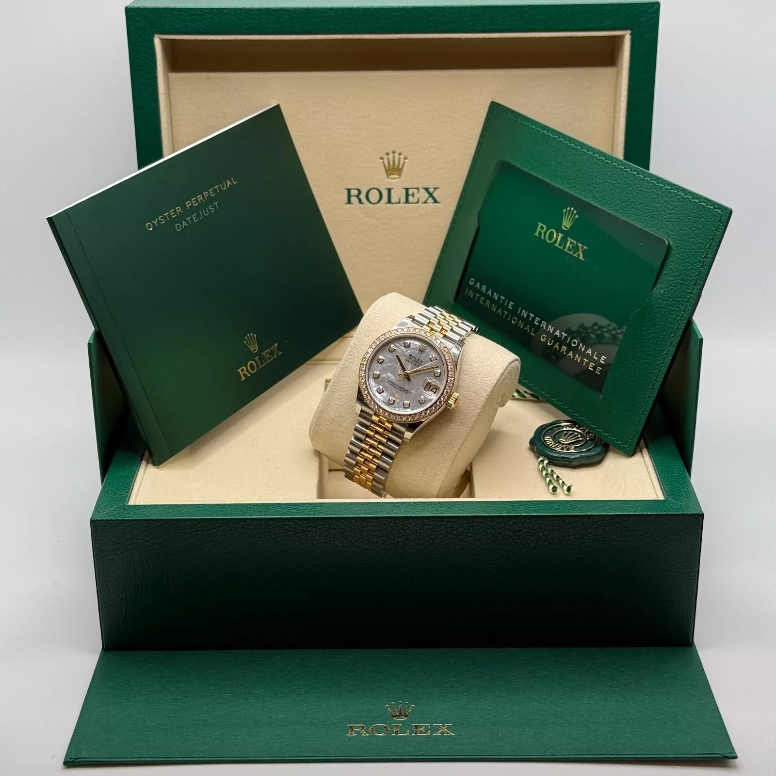 【Super Clone】ROLEX Datejust m278383-0027/0028 31mm Mother of Pearl Dial Oyster Bracelet