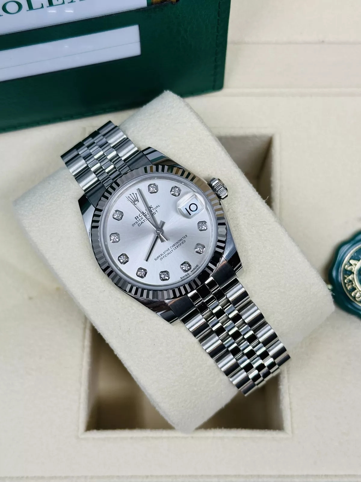 【Super Clone】ROLEX Datejust m278274-0029/0030 Silver 31mm Dial Oyster Watch