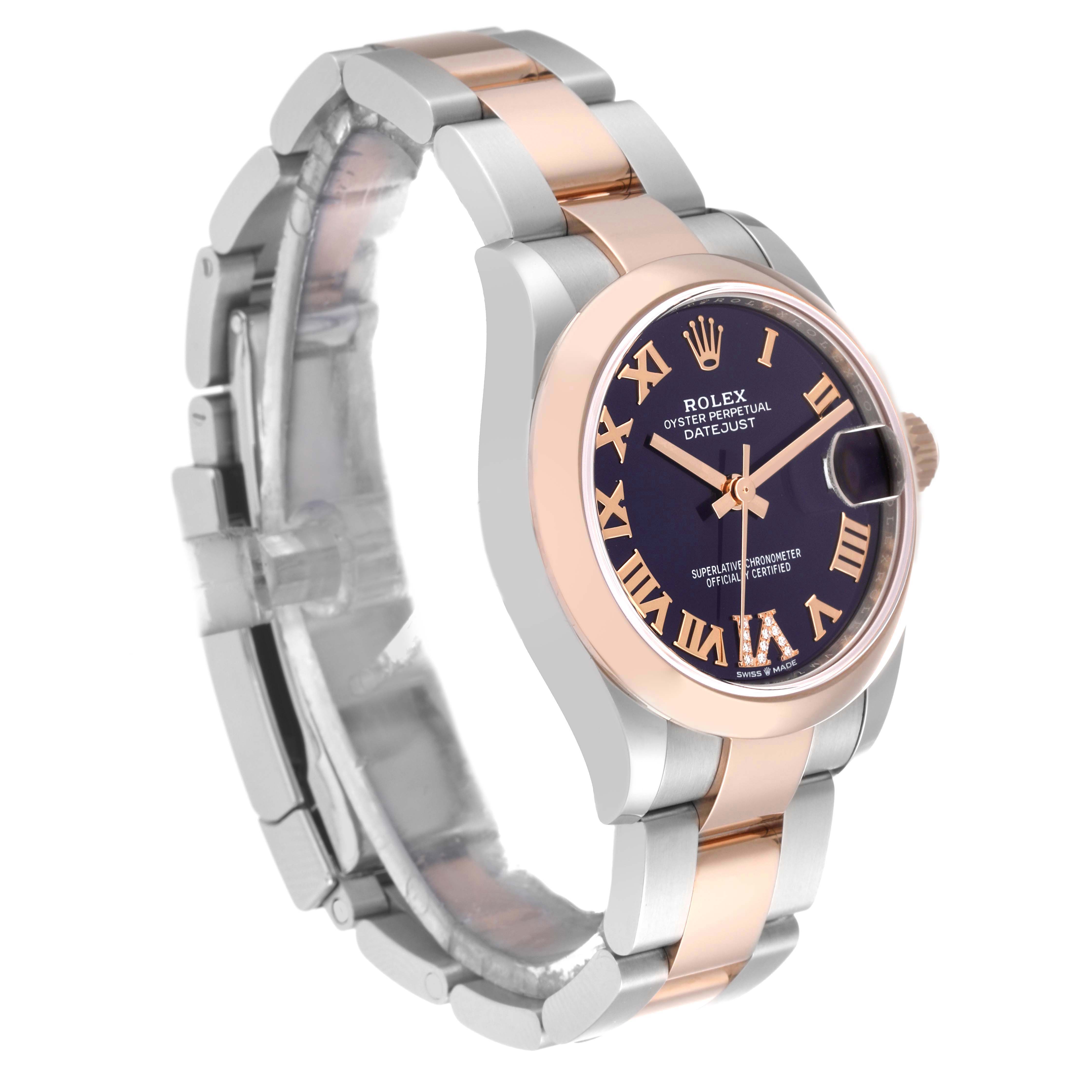 【Super Clone】ROLEX Datejust m278241-0019/0020 Aubergine 31mm Dial Oyster Bracelet Watch