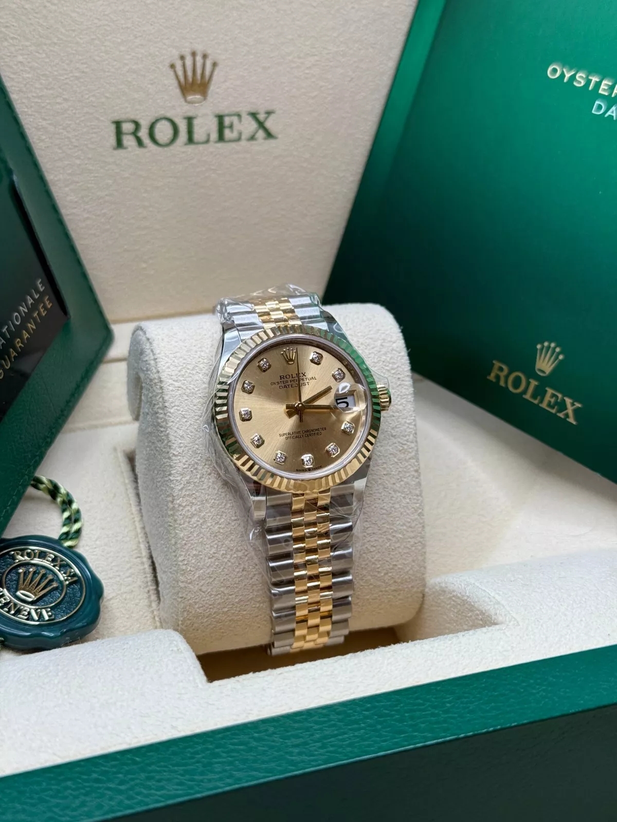 【Super Clone】ROLEX Datejust m278273-0025/0026 31mm Champagne Dial Stainless Steel and Yellow Gold Oyster Watch