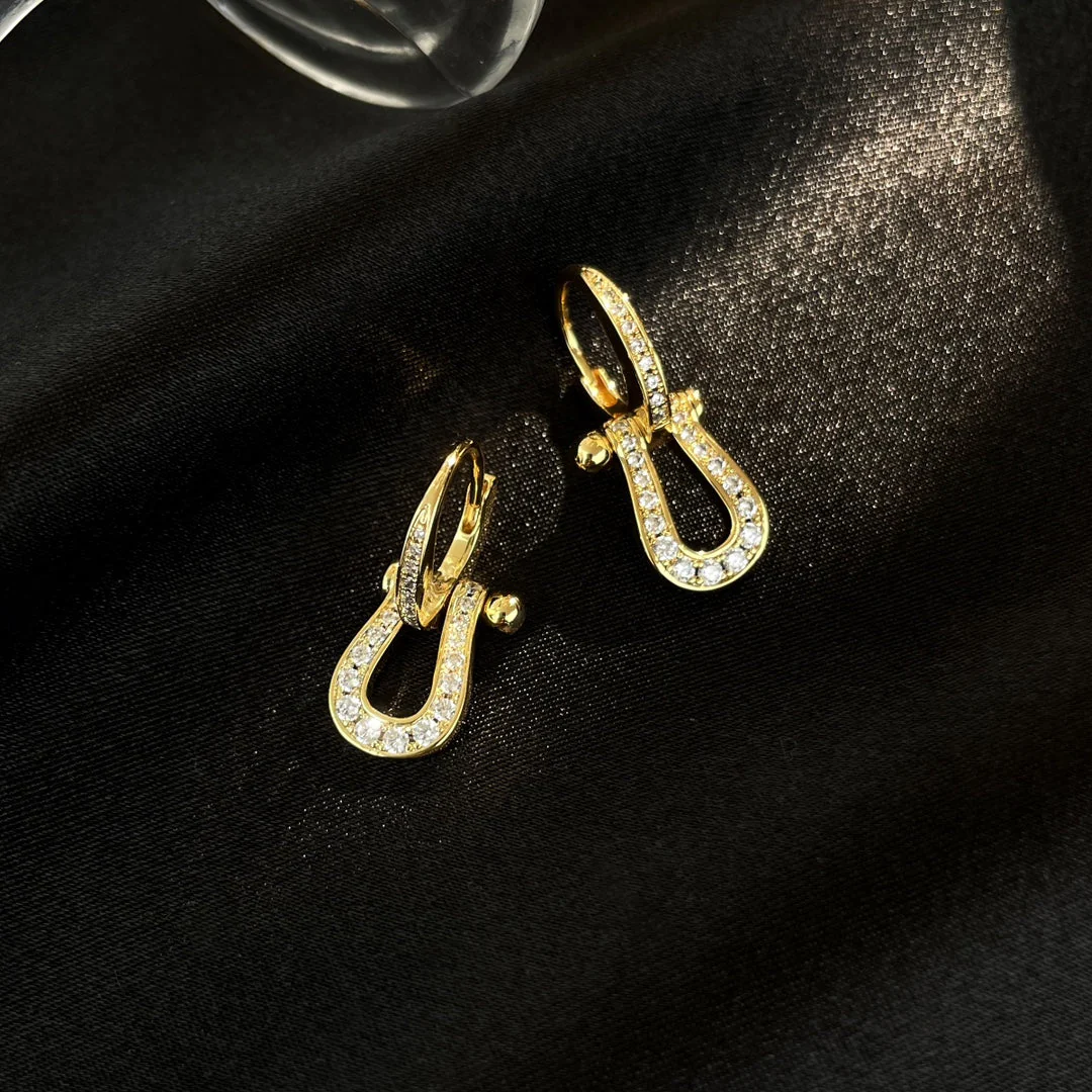 Regalia jewelryFORCE 10 FULL DIAMOND DROP EARRINGS MEDIUM MODEL