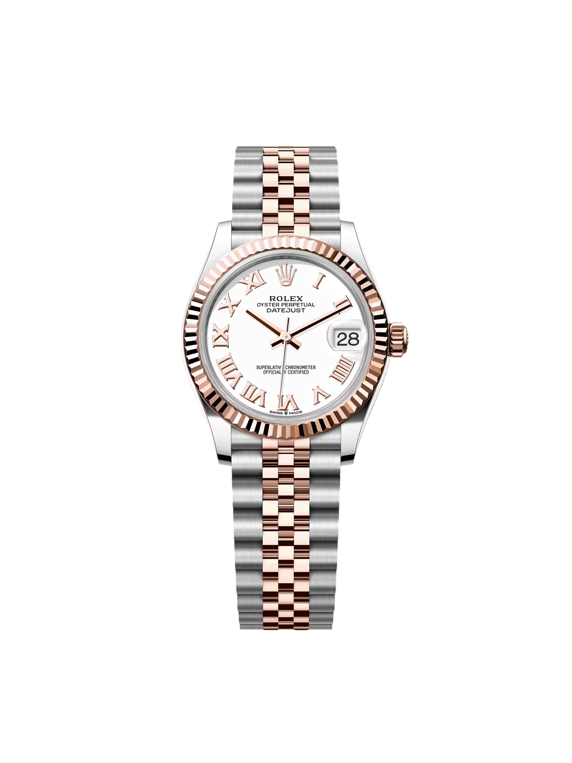 【Super Clone】ROLEX Datejust m278271-0001/0002 White 31mm Dial Oyster Bracelet Watch