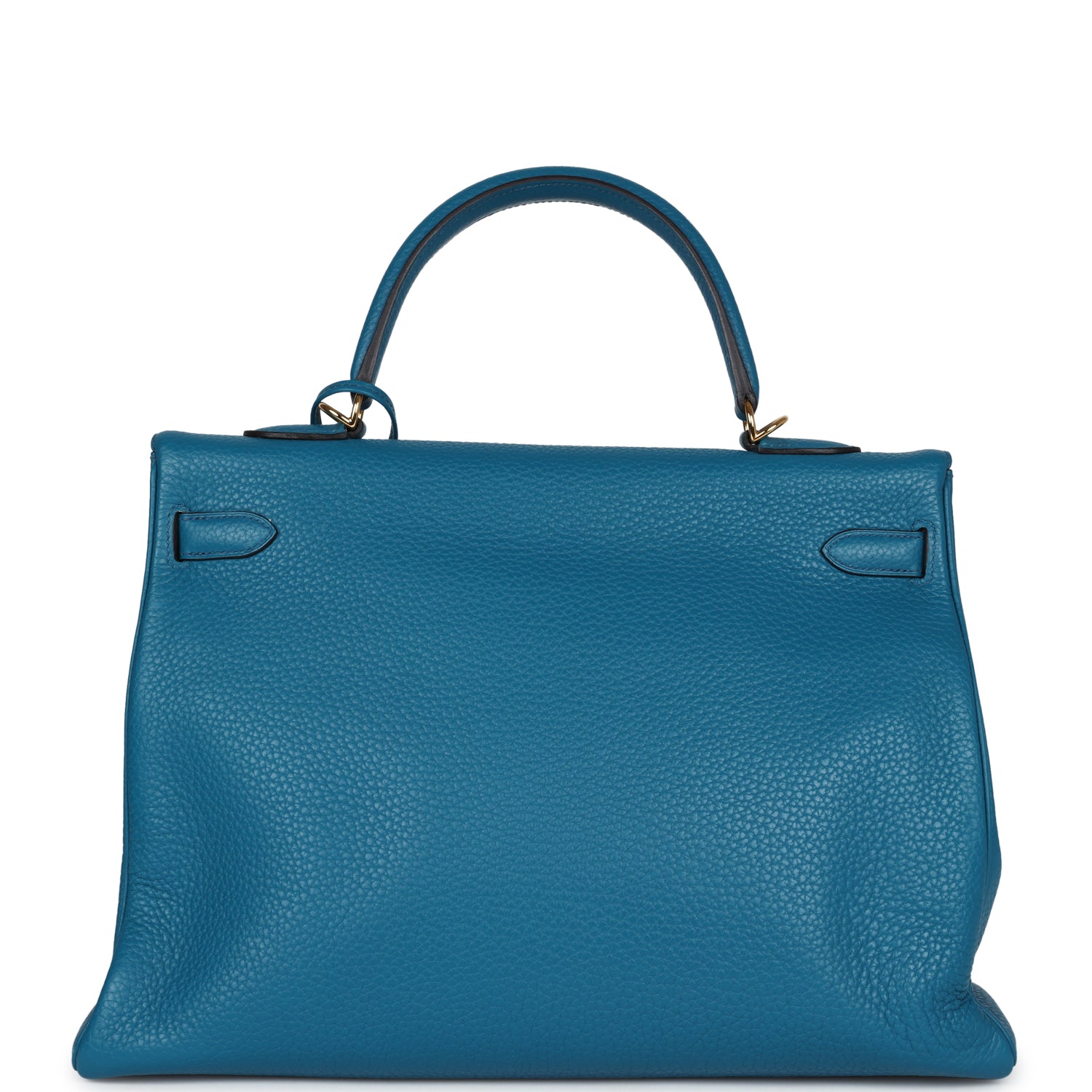 Hermès Kelly Retourne 35 Cobalt Clemence Gold Hardware