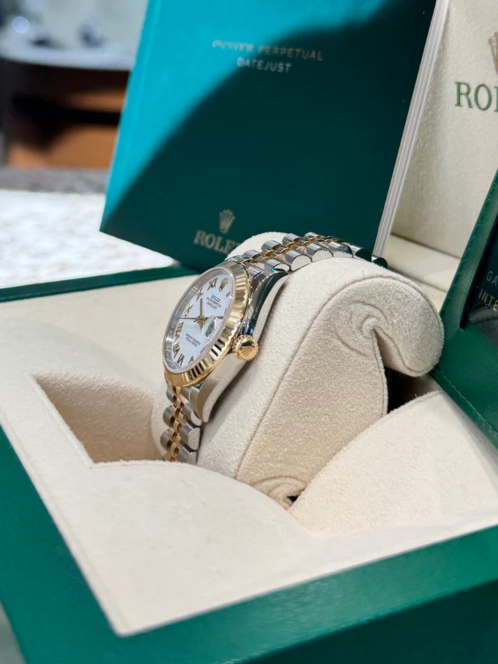 【Super Clone】ROLEX Datejust m278273-0001/0002 31mm White Dial Stainless Steel and Yellow Gold Oyster Watch