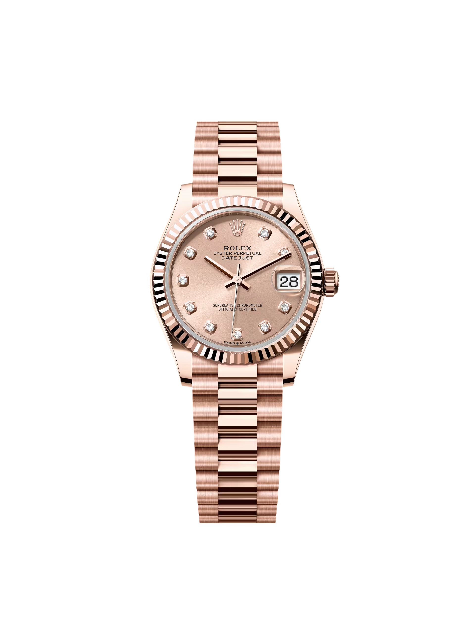 【Super Clone】ROLEX Datejust m278275-0031 Rosé Dial 31mm