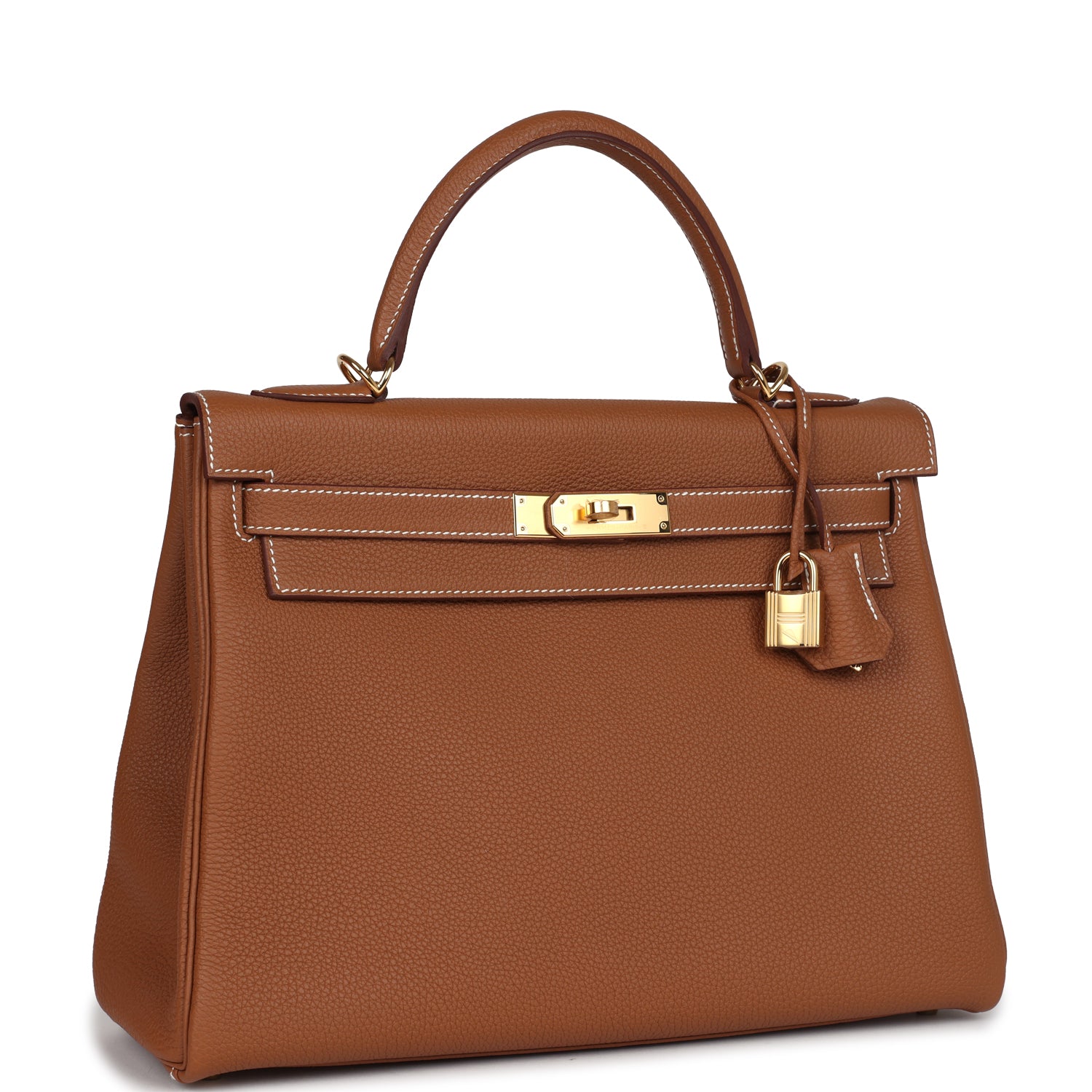 Hermès Kelly Retourne 32 Gold Togo Gold Hardware