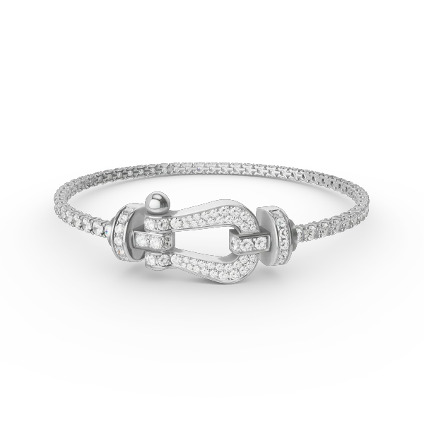 Regalia jewelryFORCE  LARGE HORSESHOE FULL DIAMOND TENNIS BRACELET
