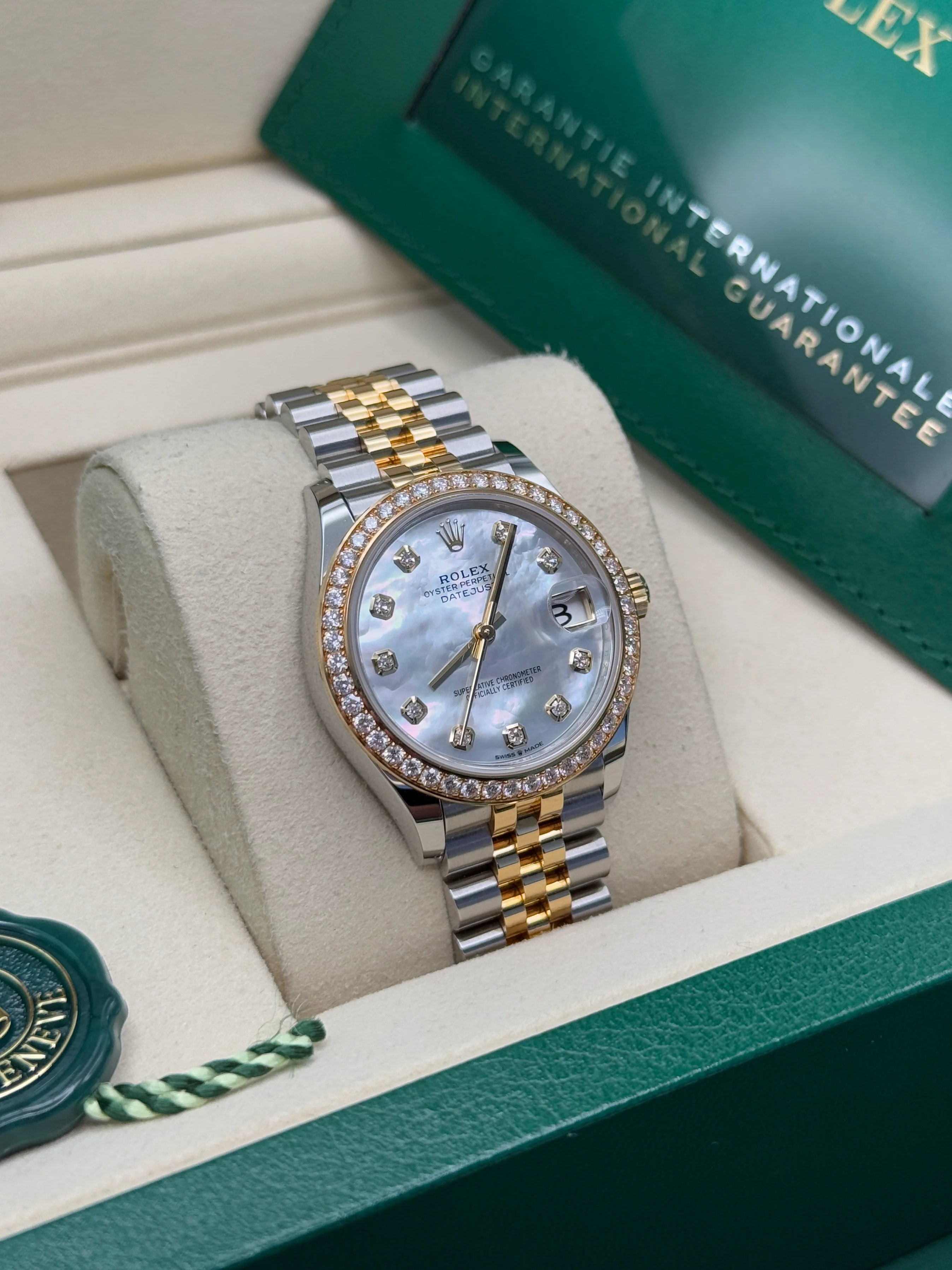【Super Clone】ROLEX Datejust m278383-0027/0028 31mm Mother of Pearl Dial Oyster Bracelet