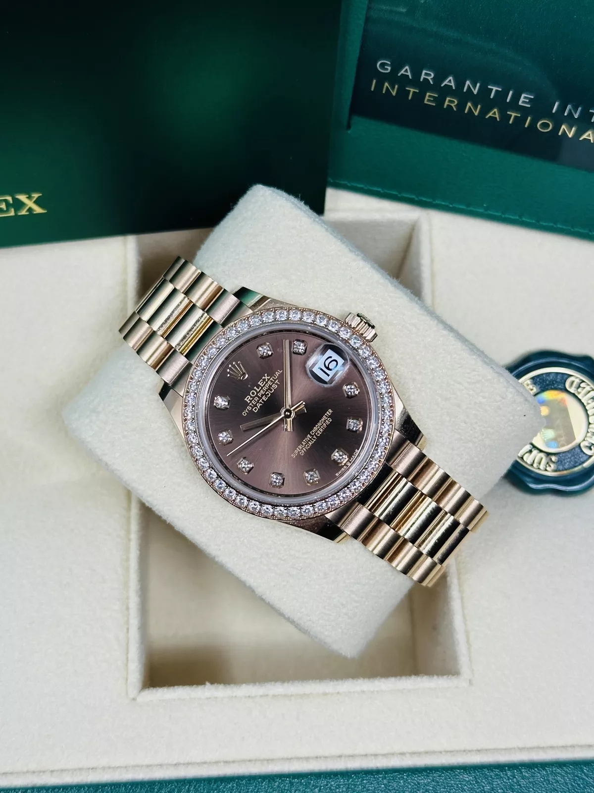 【Super Clone】ROLEX Datejust m278285RBR-0006 Chocolate Dial 31mm
