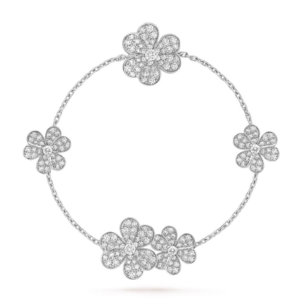 Regalia jewelryFRIVOLE SILVER 5 FLOWERS BRACELET