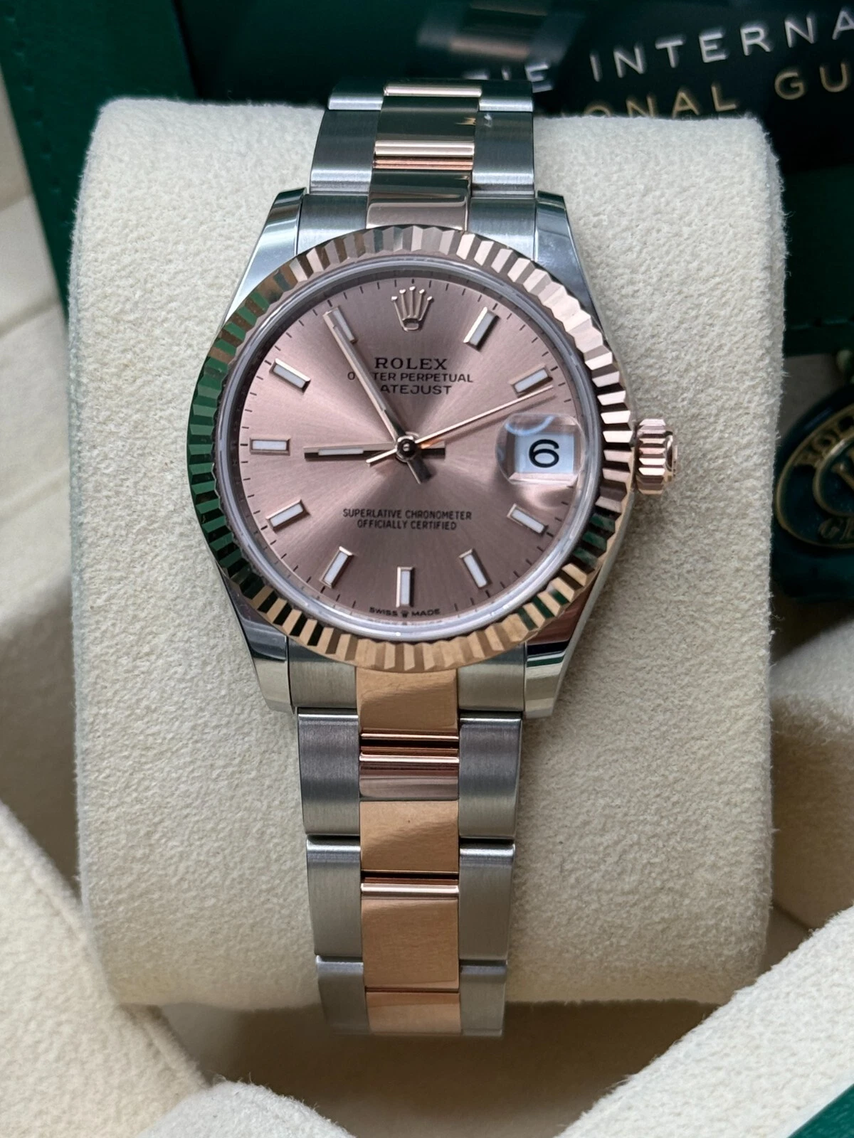 【Super Clone】ROLEX Datejust m278271-0009/0010 Rose 31mm Dial Oyster Bracelet Watch