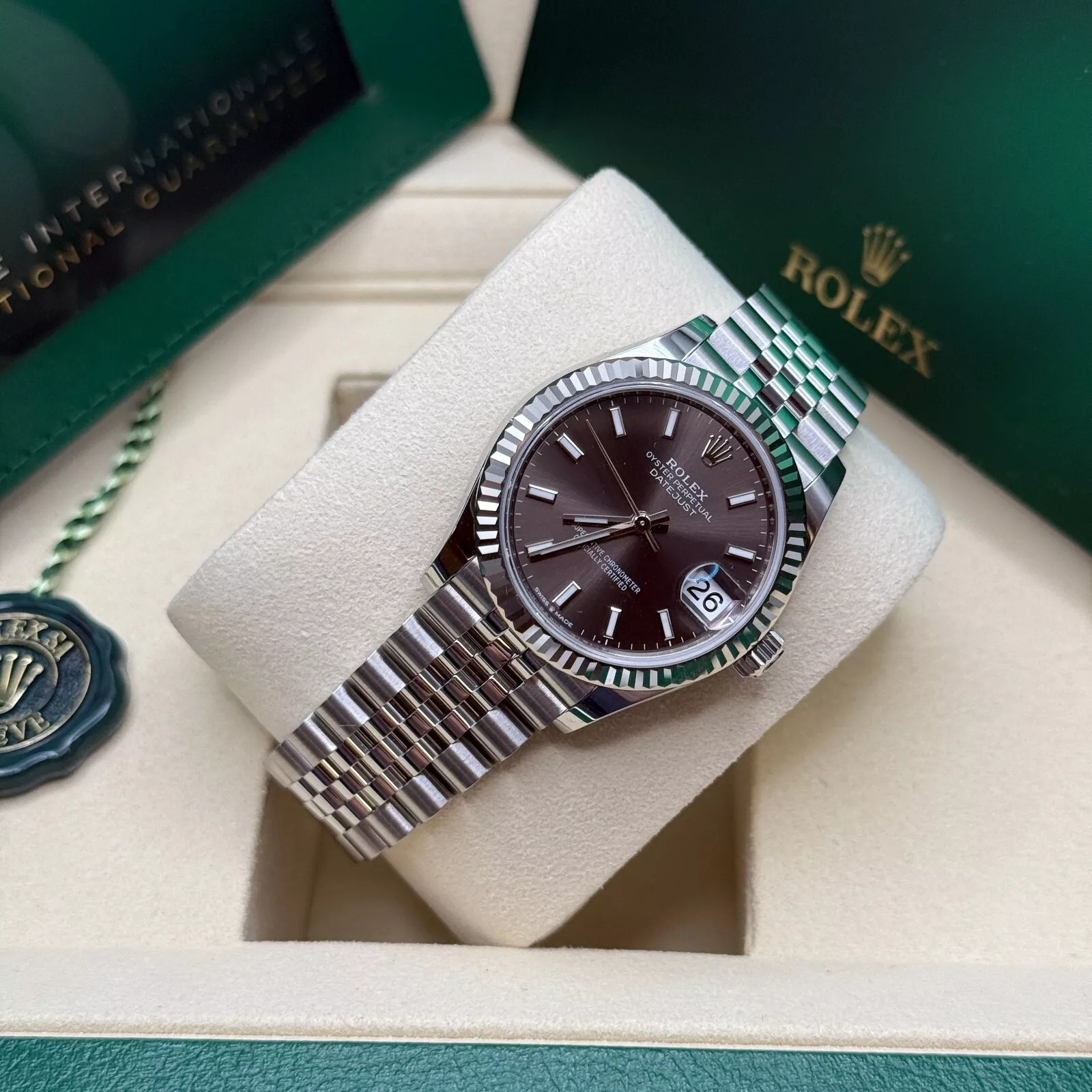 【Super Clone】ROLEX Datejust m278274-0015/0016 Dark Grey Dial 31mm Oyster Bracelet