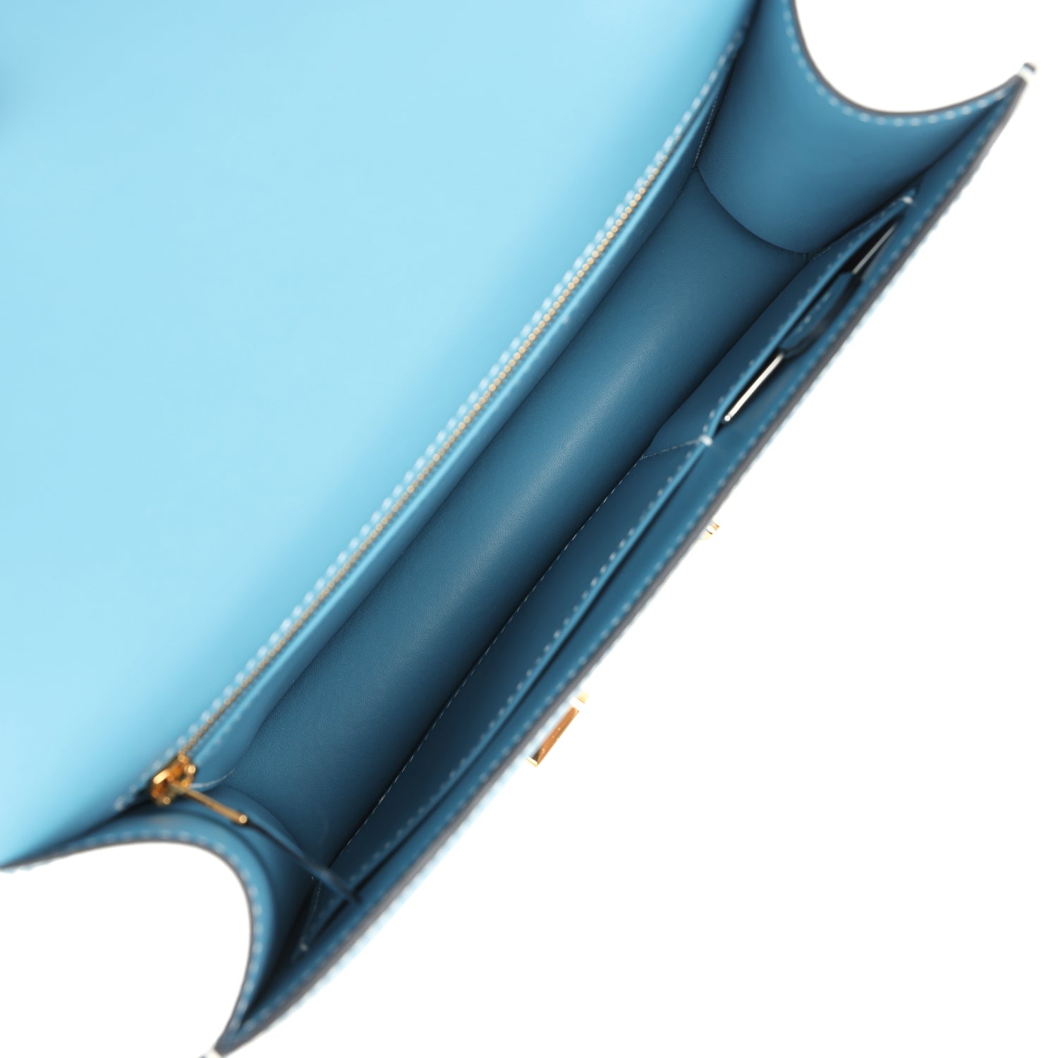 Hermès Constance 1-24 Blue Jean Epsom Gold Hardware