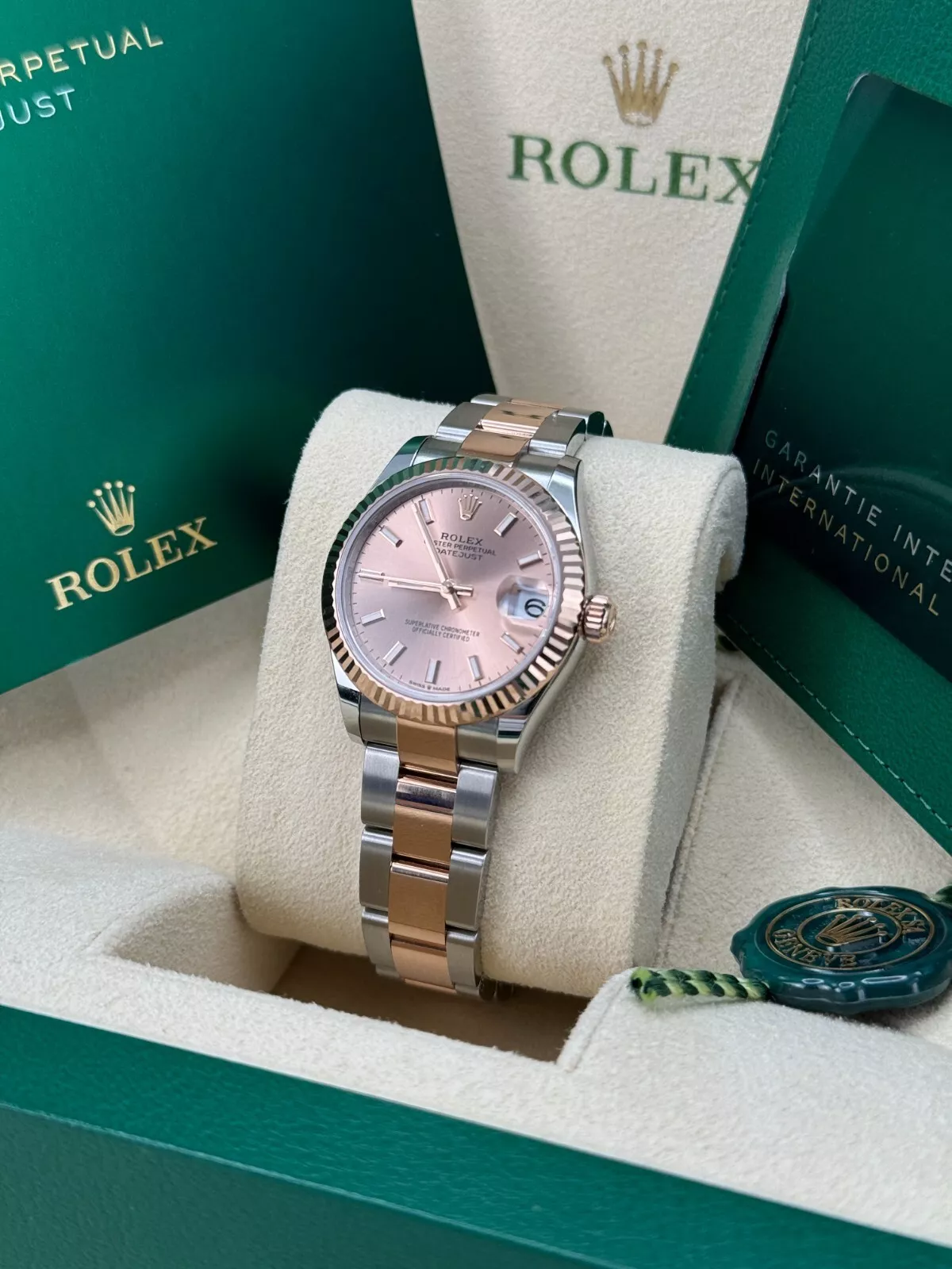 【Super Clone】ROLEX Datejust m278271-0009/0010 Rose 31mm Dial Oyster Bracelet Watch