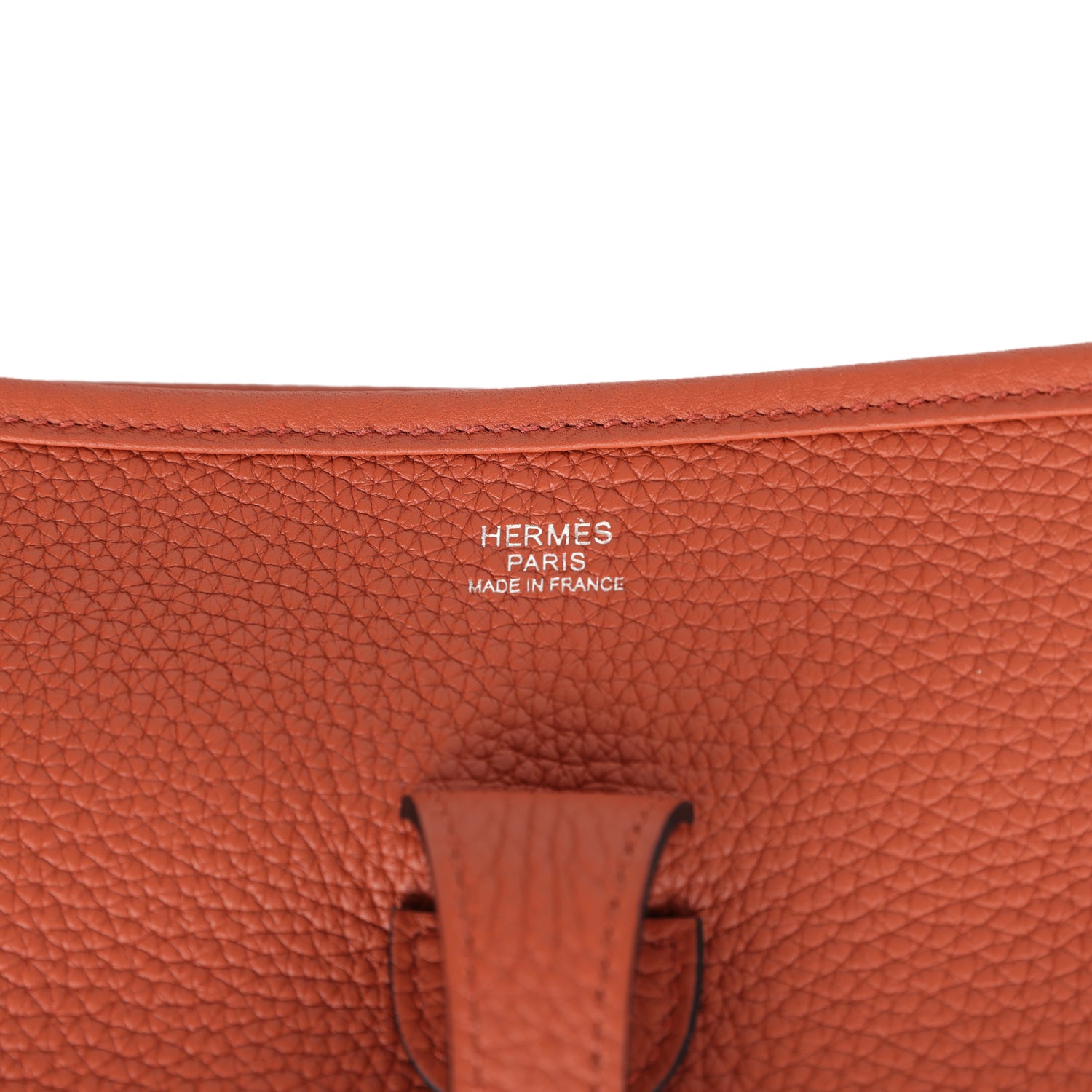 Hermès Evelyne III PM Cuivre Clemence Palladium Hardware