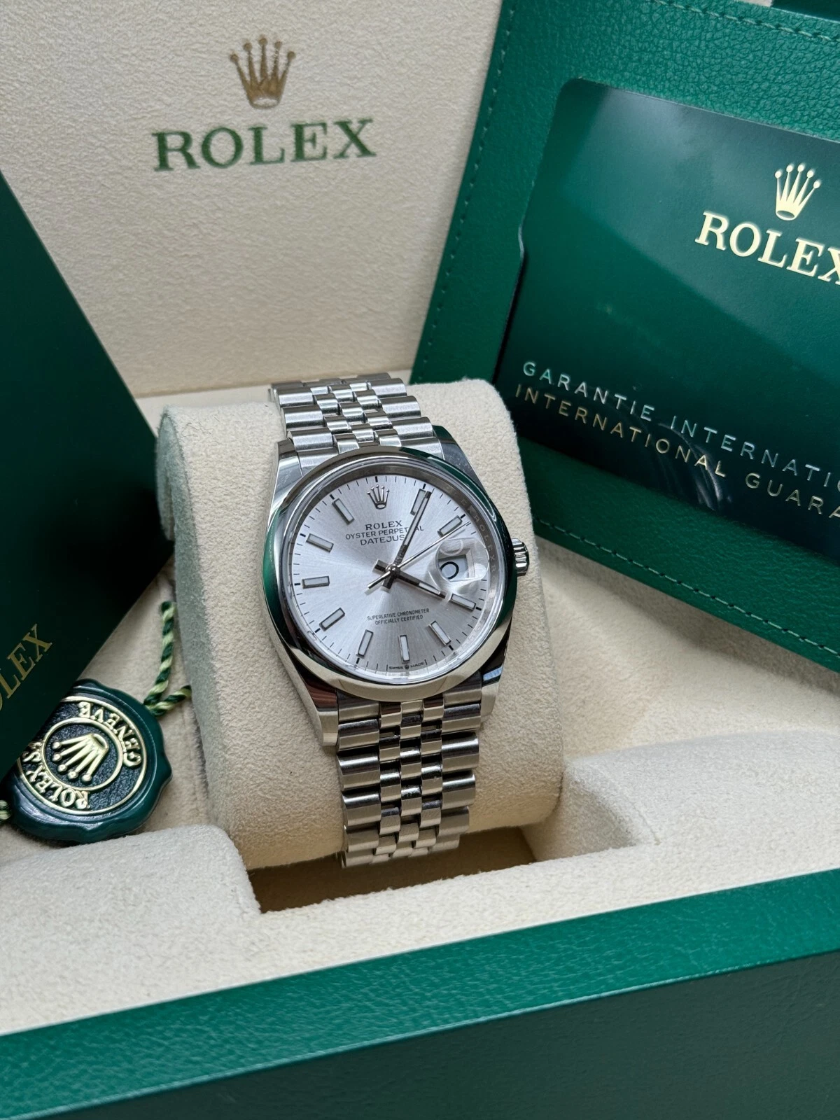 【Super Clone】ROLEX  Datejust 36mm 126200 Oyster Perpetual Silver Dial Jubilee Stainless Steel