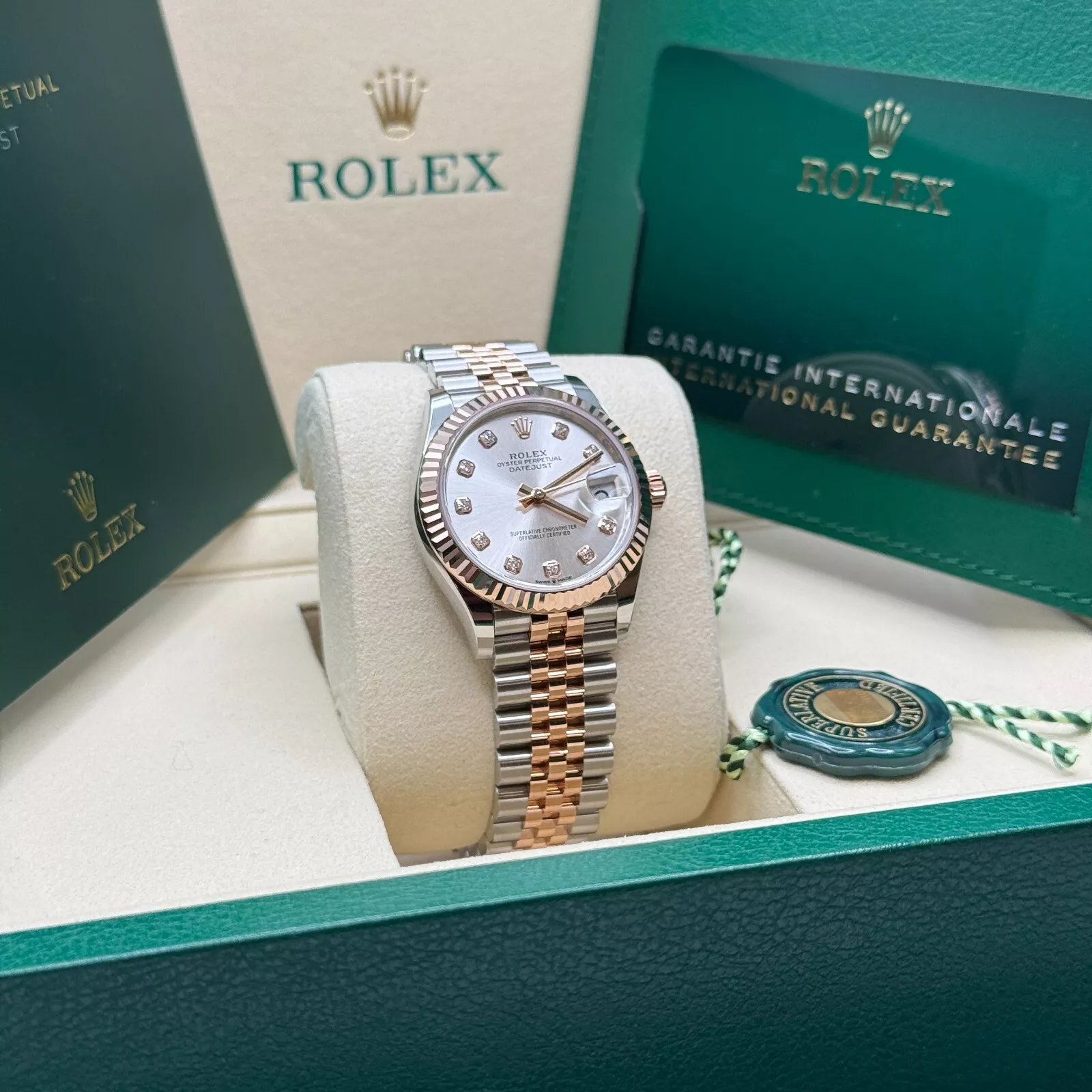 【Super Clone】RLX Datejust m278271-0015/0016 Silver 31mm Dial Oyster Bracelet Watch