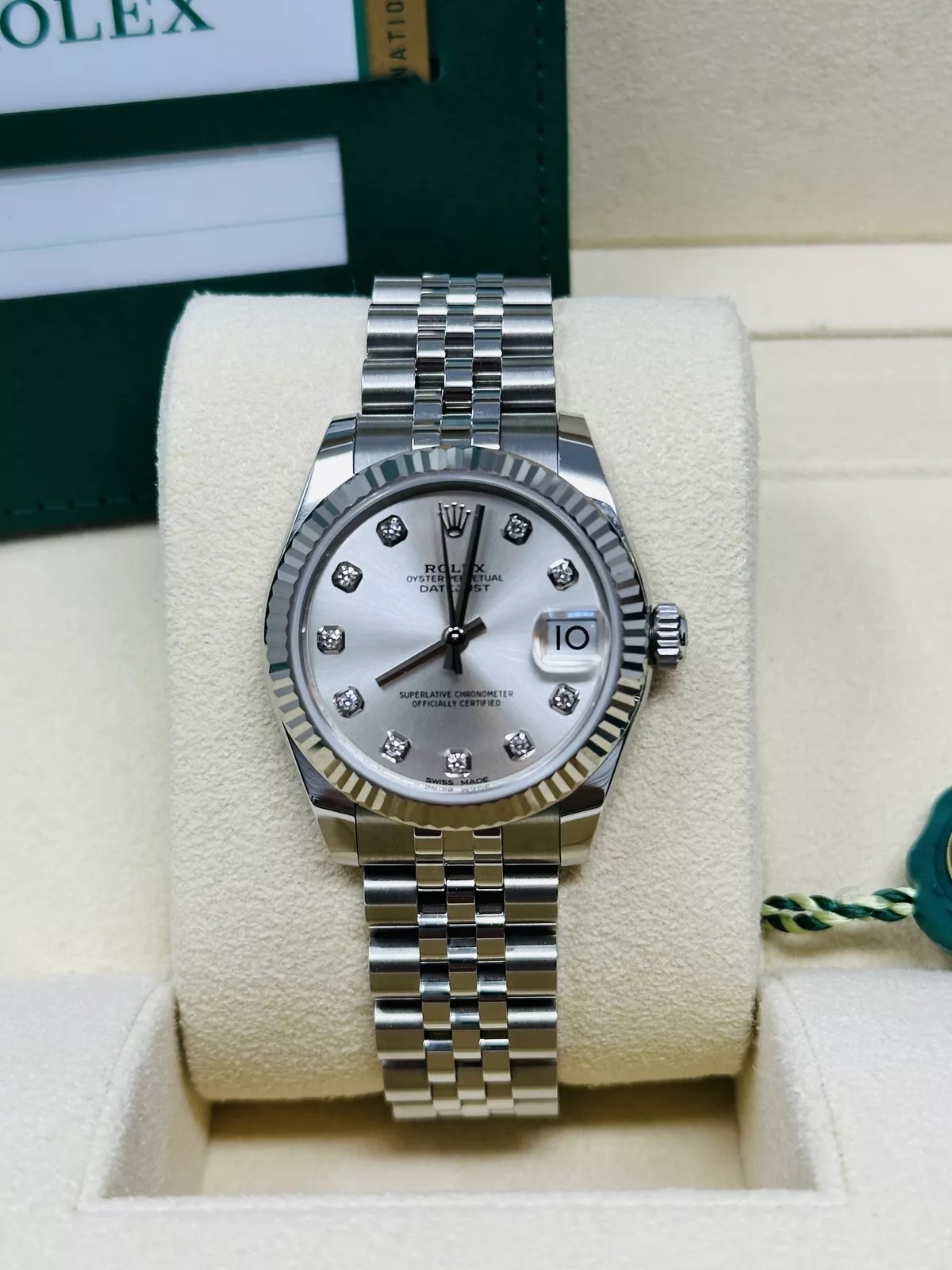 【Super Clone】ROLEX Datejust m278274-0029/0030 Silver 31mm Dial Oyster Watch