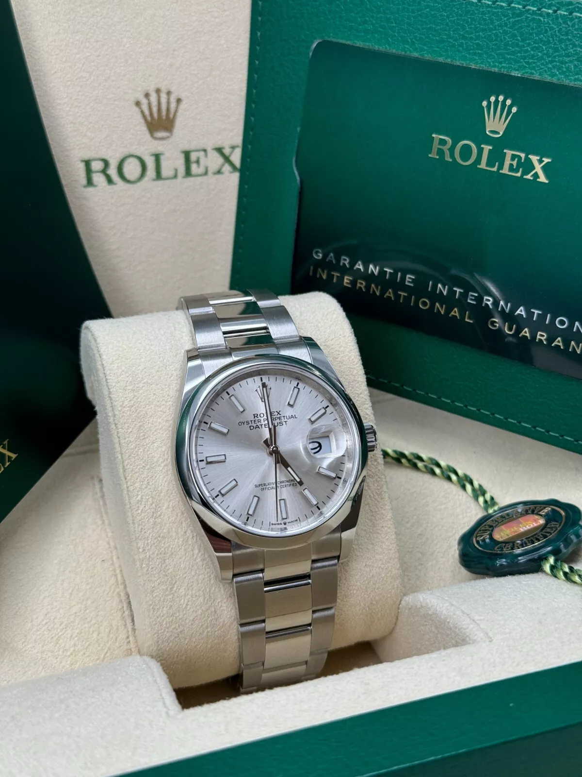 【Super Clone】ROLEX  Datejust 36mm 126200 Oyster Perpetual Silver Dial Jubilee Stainless Steel