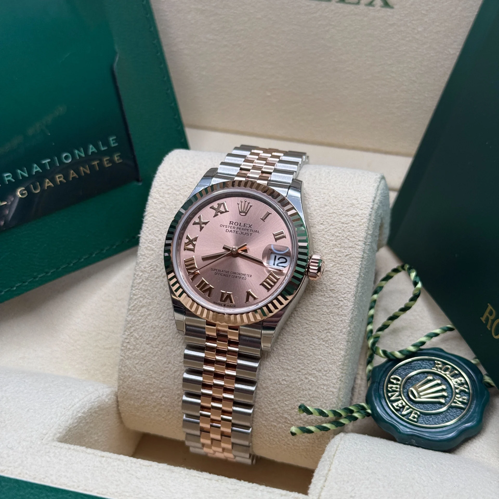 【Super Clone】ROLEX Datejust m278271-0005/0006 Rose 31mm Dial Oyster Bracelet Watch