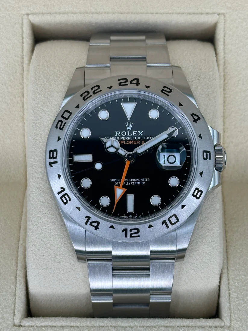 【Super Clone】ROLEX Explorer II 226570 Black 42mm Men's Watch