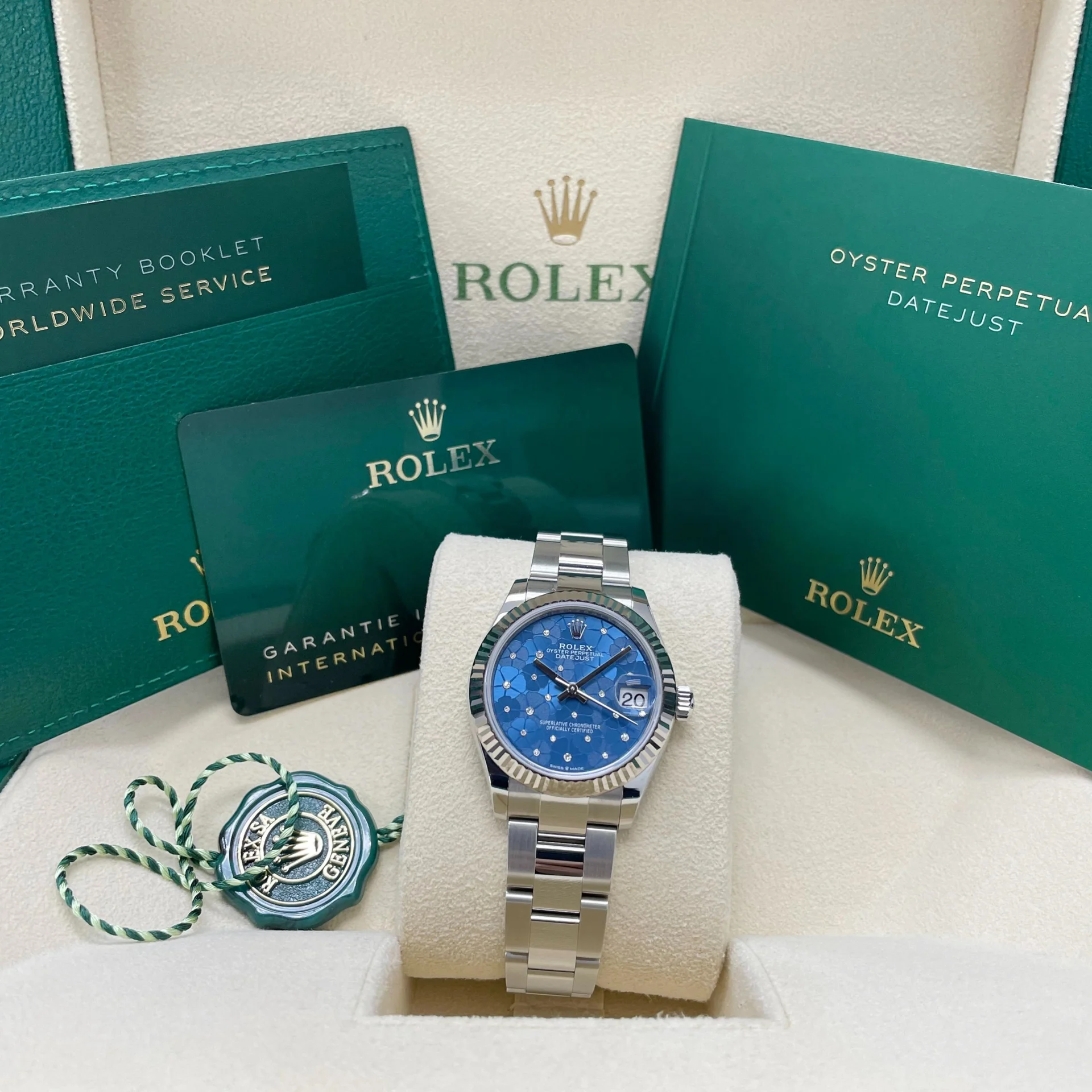 【Super Clone】ROLEX Datejust m278274-0035/0036 Azzurro Blue Dial Oyster Watch