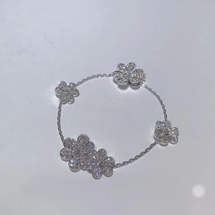Regalia jewelryFRIVOLE SILVER 5 FLOWERS BRACELET