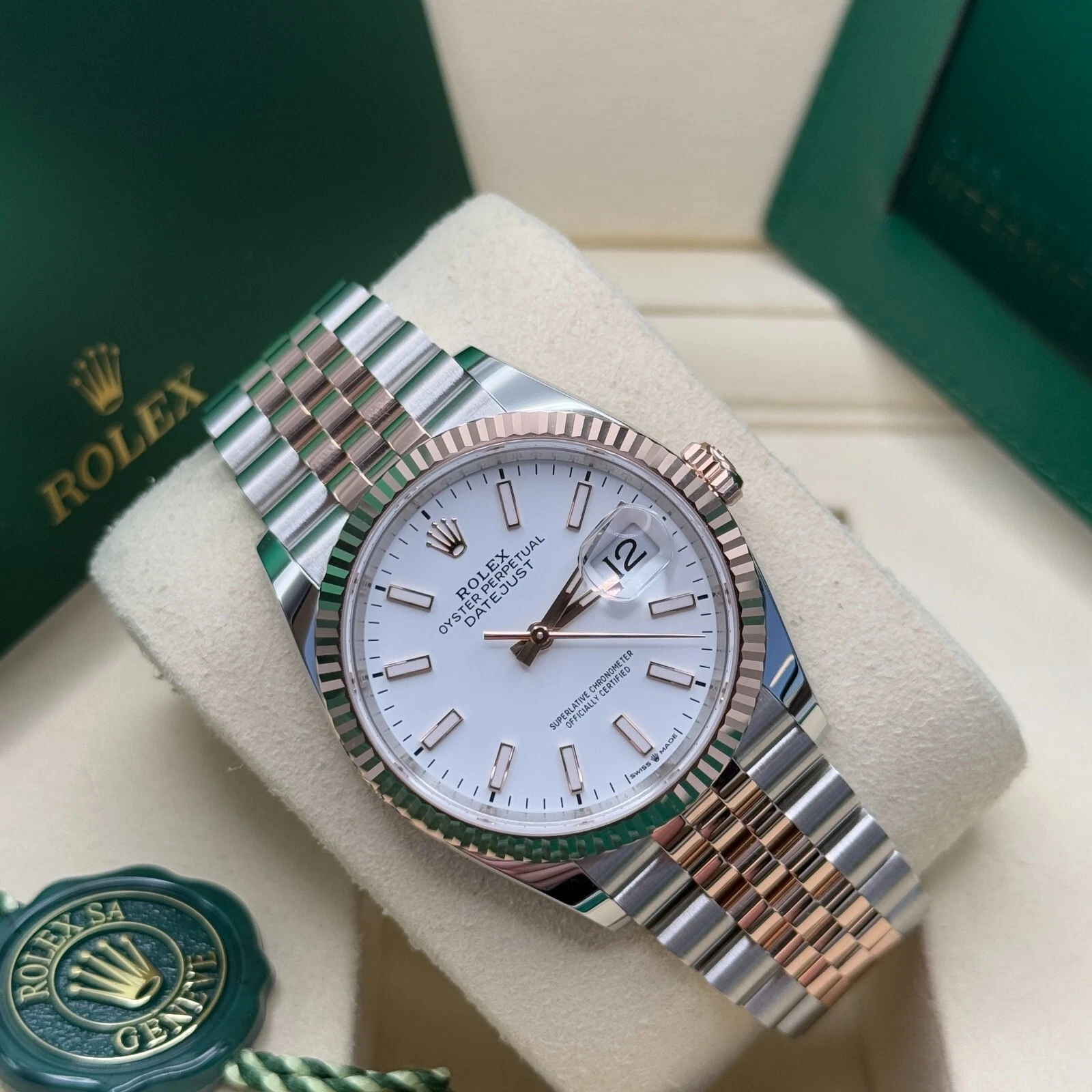 【Super Clone】ROLEX  Datejust 36mm 126231 White Dial Jubilee Bracelet