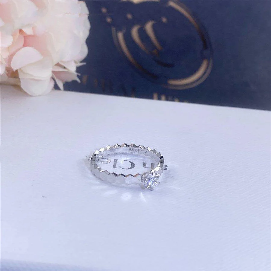 Regalia jewelryBEE LOVE RING SILVER 1 DIAMOND