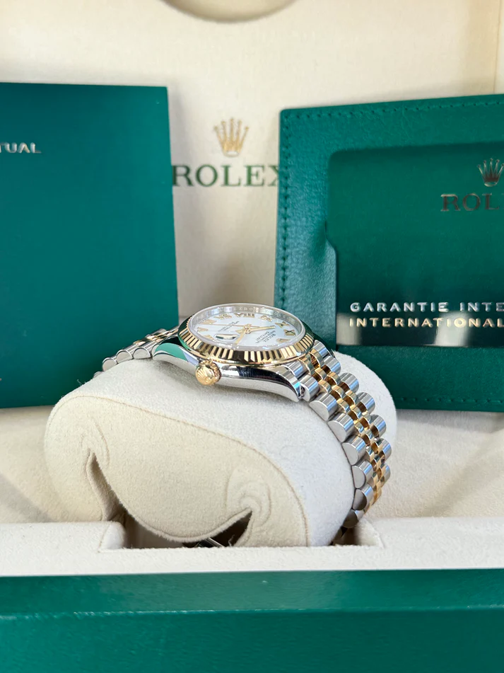 【Super Clone】ROLEX Datejust m278273-0001/0002 31mm White Dial Stainless Steel and Yellow Gold Oyster Watch