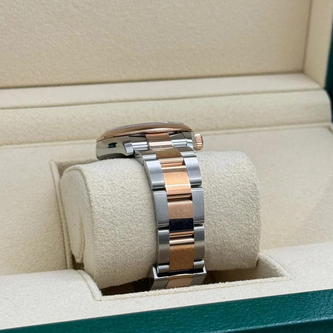 【Super Clone】RLX Datejust m278241-0031/0032 31mm  Silver Floral Motif Dial Oyster Bracelet Watch