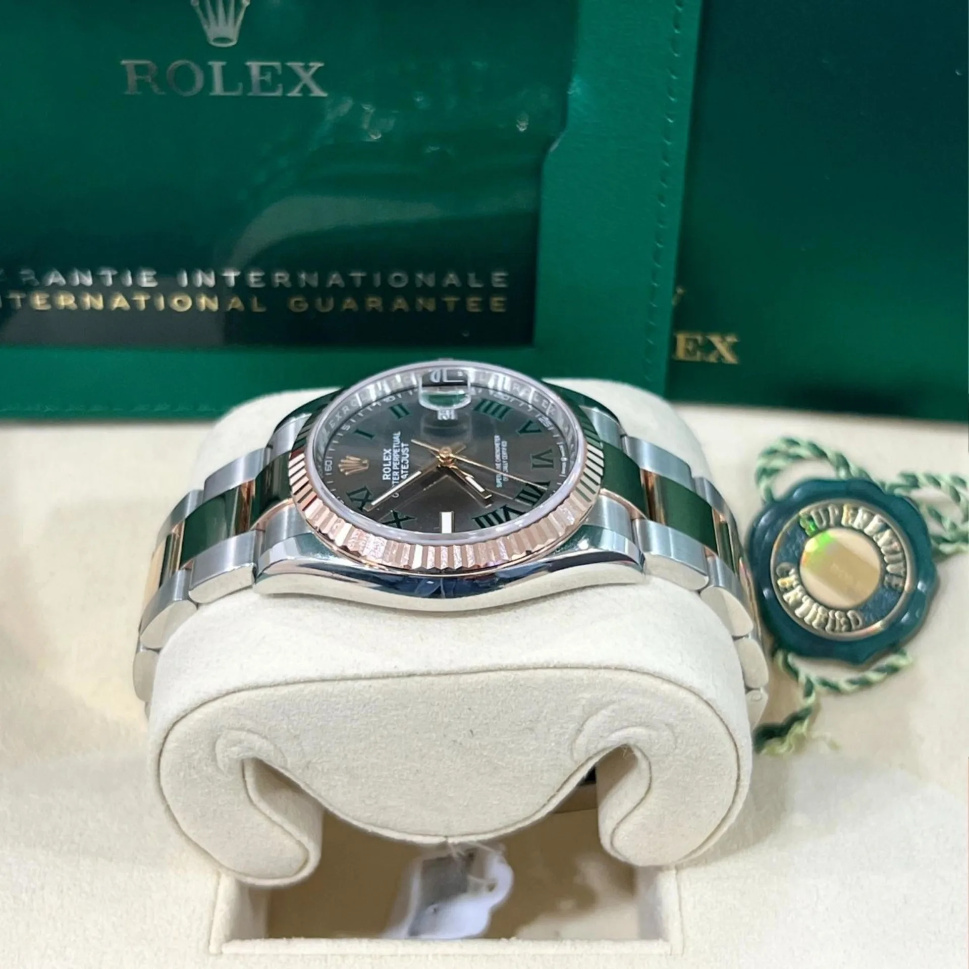 【Super Clone】ROLEX  Datejust 36mm 126231 Slate Dial Oyster Bracelet Watch