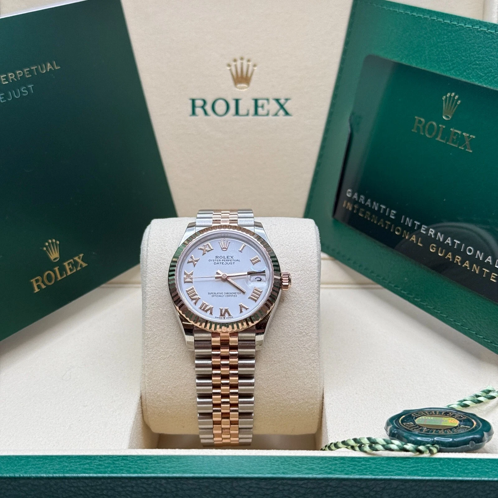 【Super Clone】ROLEX Datejust m278271-0001/0002 White 31mm Dial Oyster Bracelet Watch