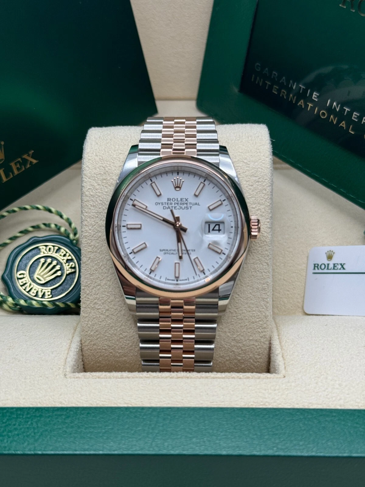 【Super Clone】ROLEX  Datejust 36mm 126201 White Dial Jubilee Bracelet Watch
