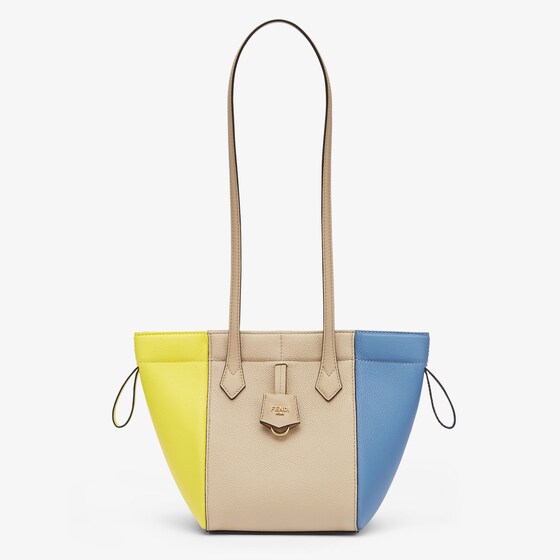 Fendi Origami Mini Multicolour Leather Mini Bag That Can Be Transformed