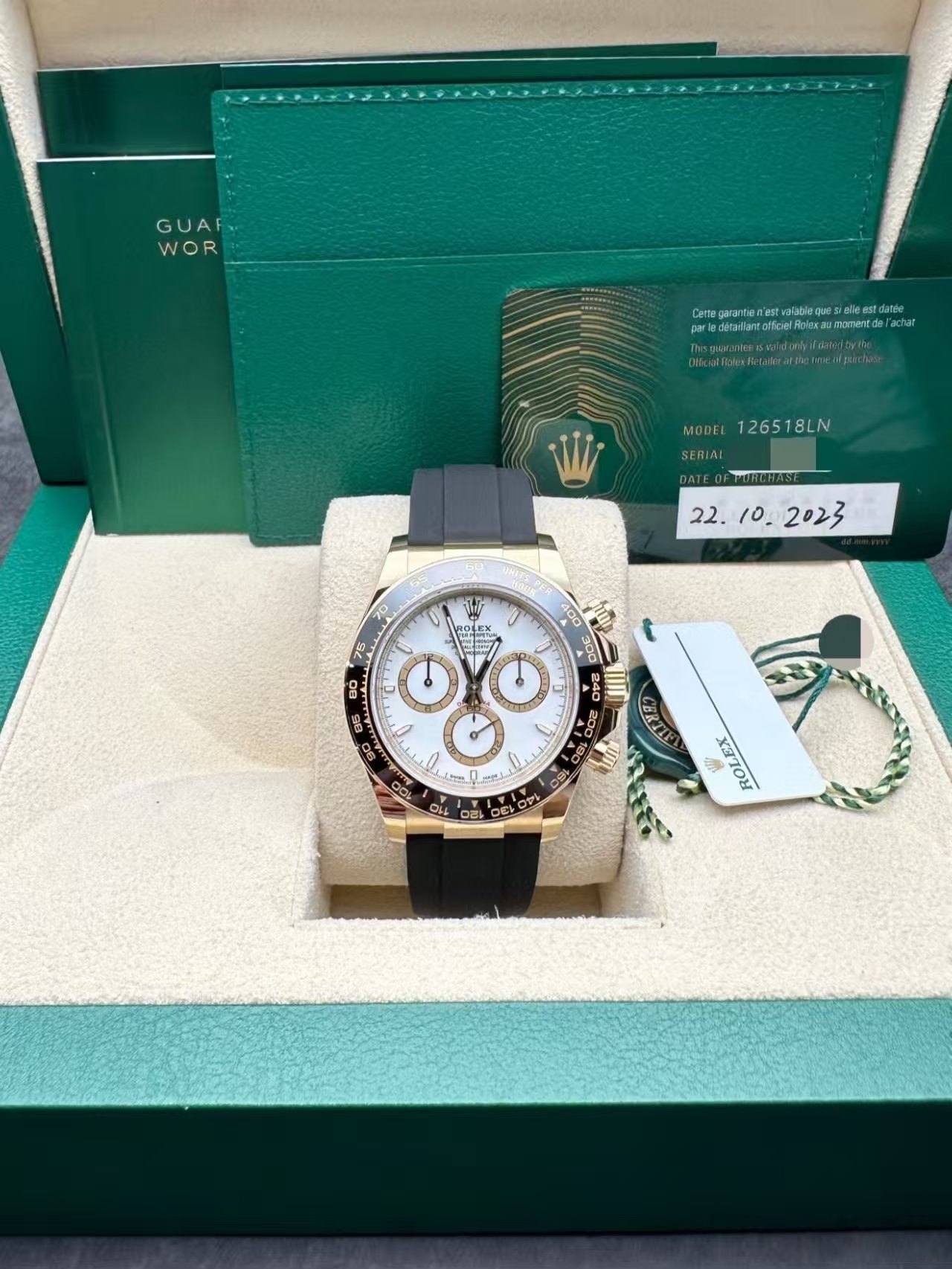 【Super Clone】ROLEX Cosmograph Daytona m126518ln-0002 40mm