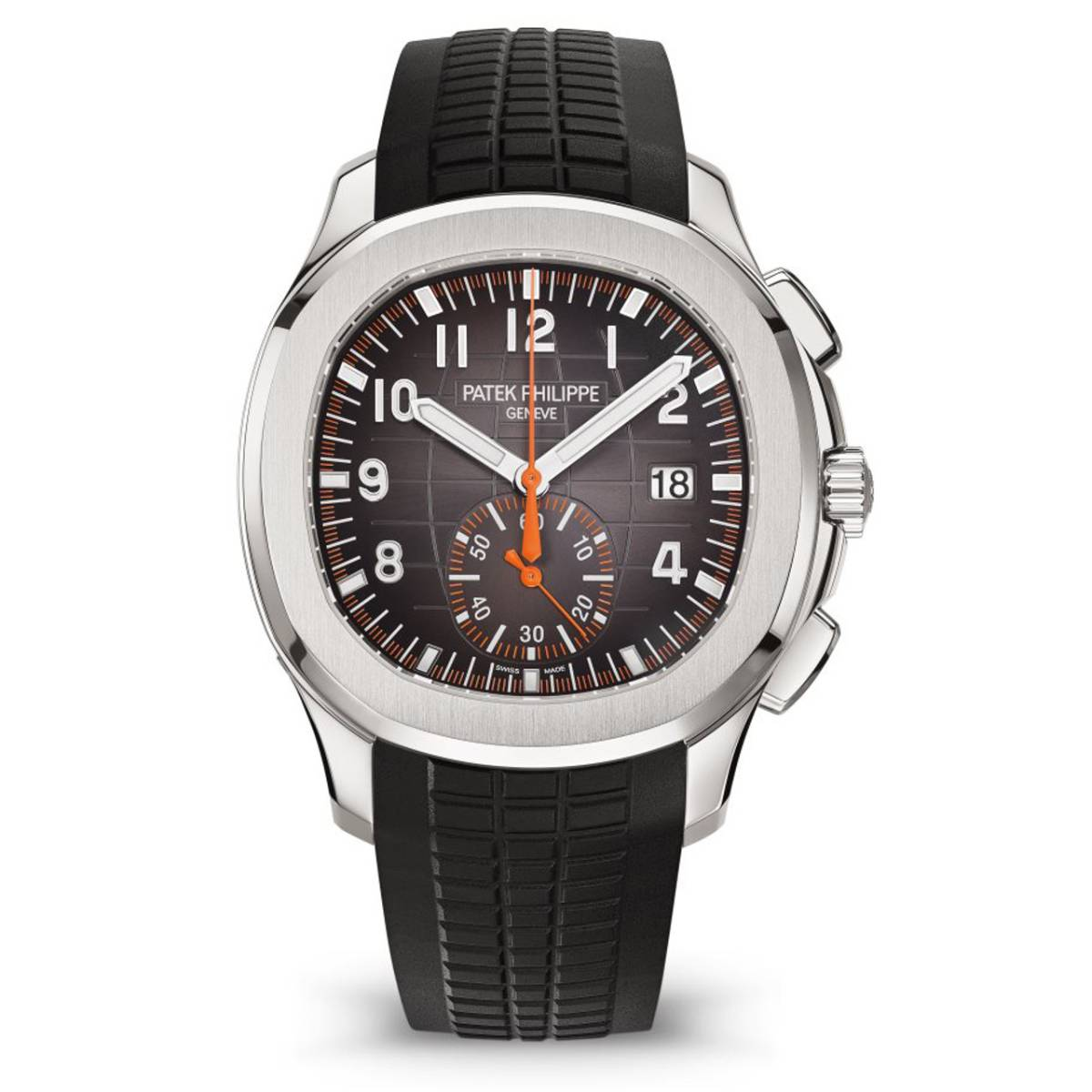 Aquanaut 5968A-001 Black Dial Chronograph 42.2 mm