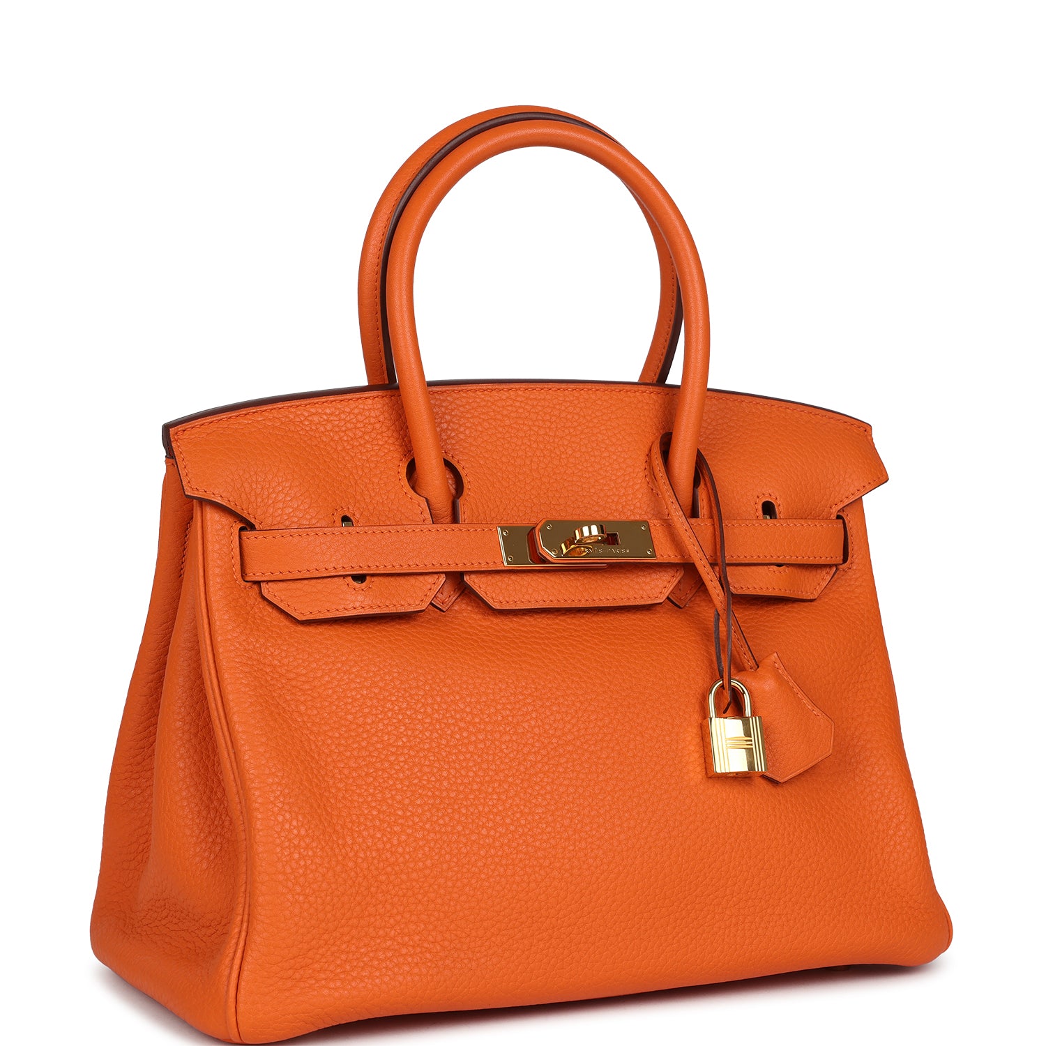 Hermès Birkin 30 Orange Togo Gold Hardware