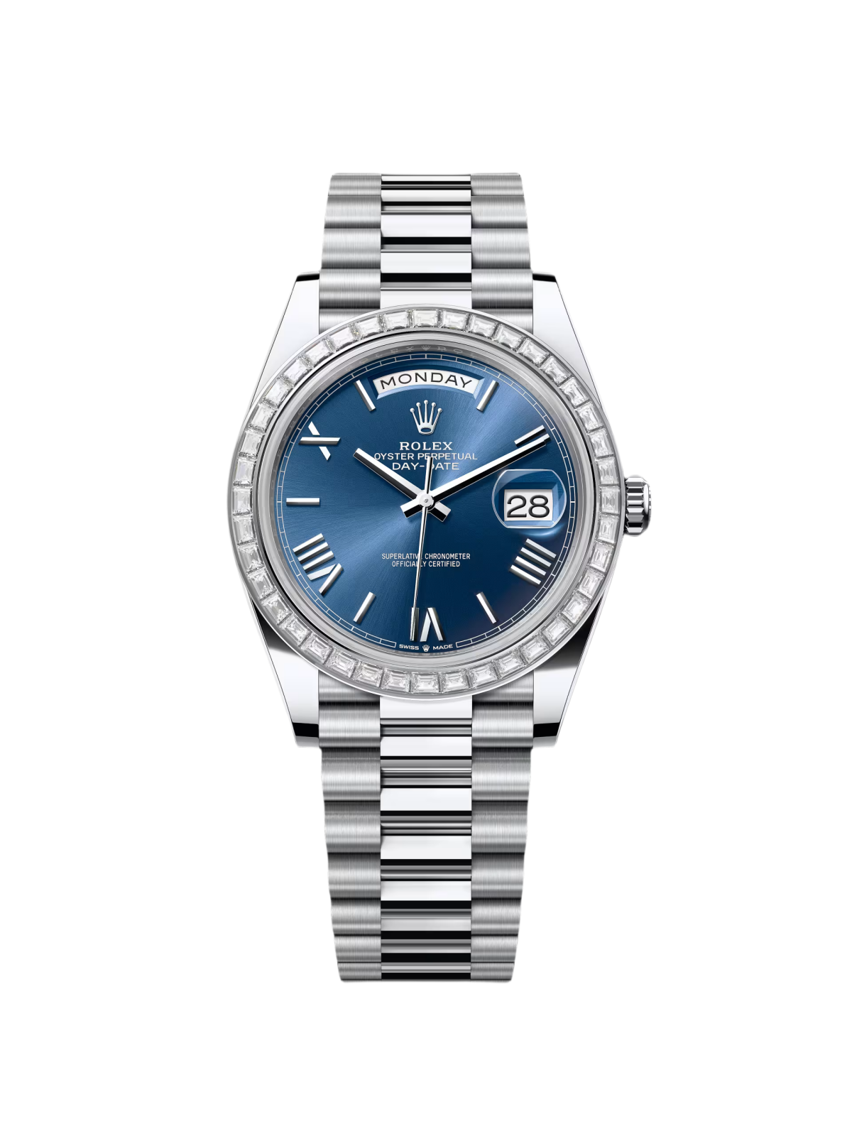 【Super Clone】ROLEX Day-Date 40mm 228396TBR-0026 Blue Roman Dial