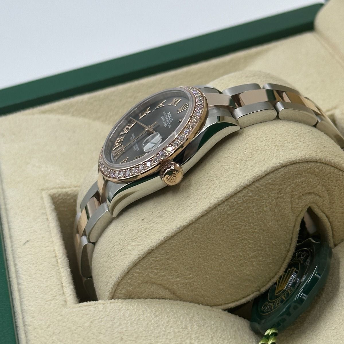 【Super Clone】ROLEX Datejust m278381-0029/0030 Slate Roman Diamond Dial Diamond-Set Bezel 31mm