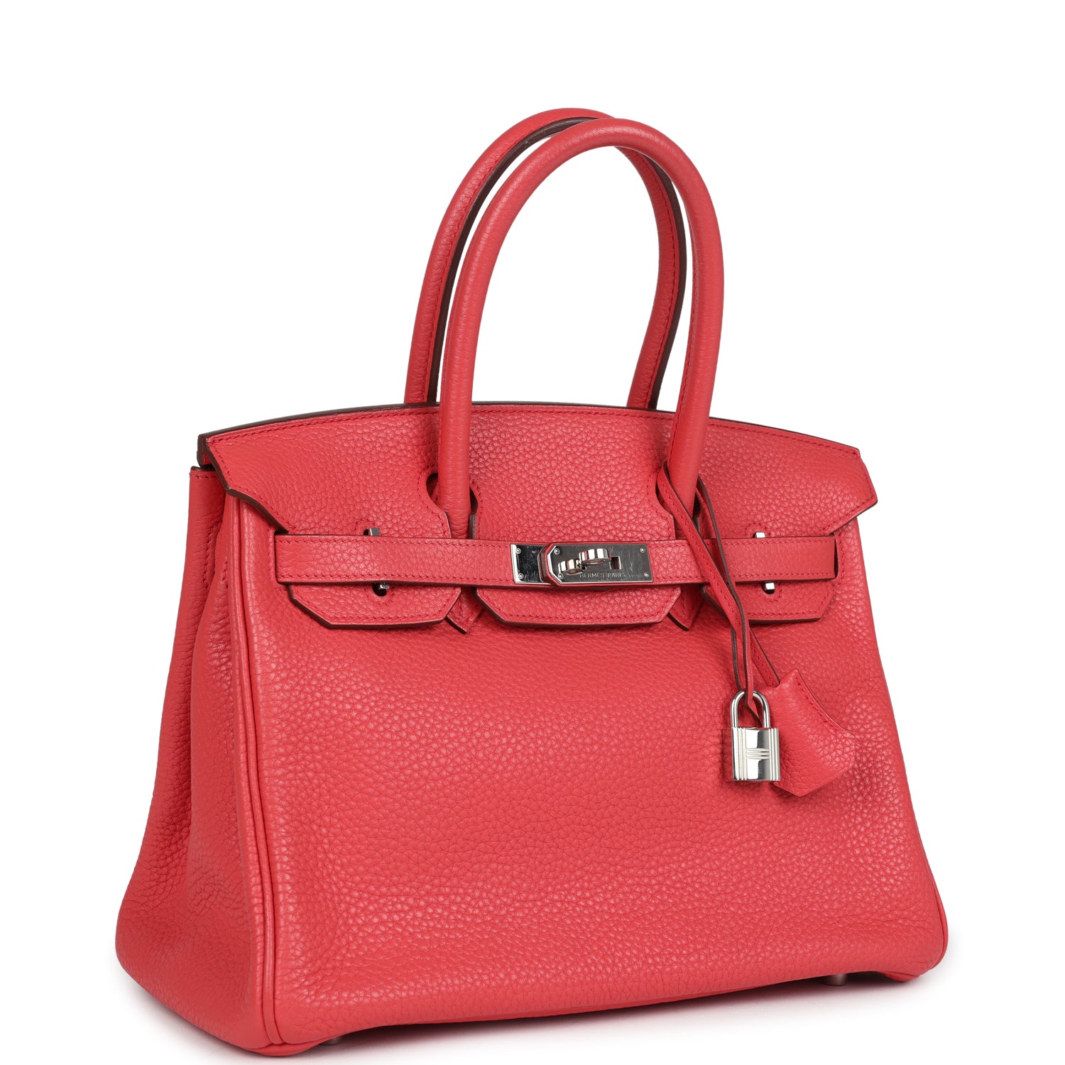 Hermès Birkin 30 Bougainvillea Clemence Palladium Hardware